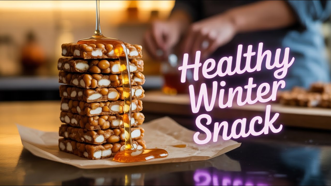 High Protein Gud Chana Chikki Recipe | Winter Energy Food with Dry Ginger & Pumpkin Seeds