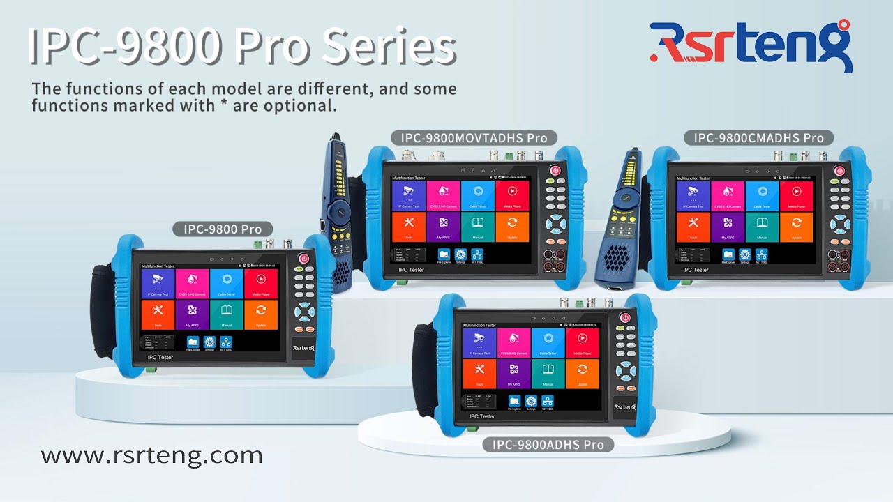Rsrteng CCTV security camera tester IPC-9800MOVTADHS Pro
