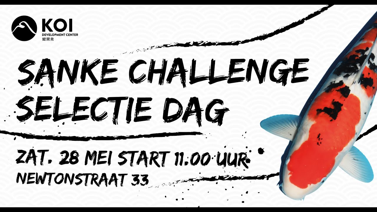 Selectiedag Koi Development Center: Sanke Challenge Koi Wijzer