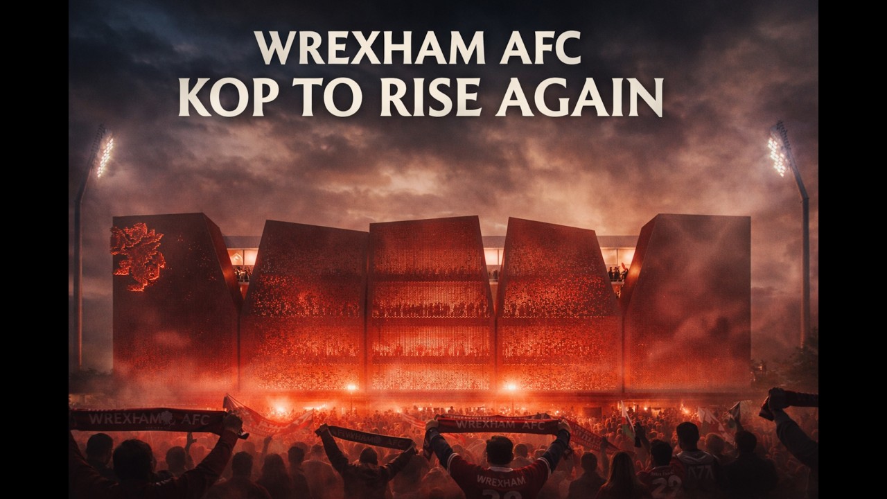 WREXHAM AFC KOP CONSTRUCTION NEWS :  IT RISES AGAIN