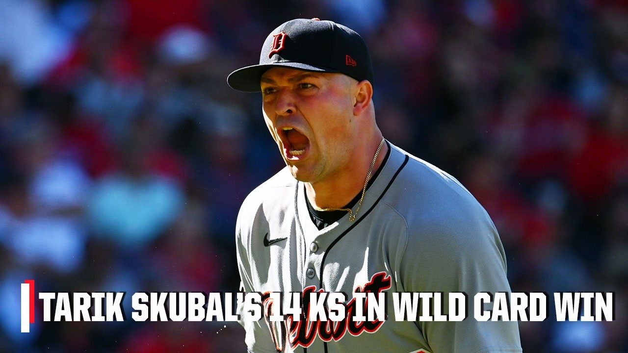 Tarik Skubal throws 14 STRIKEOUTS vs. Guardians in ALWC Game 1 WIN 🔥 | ESPN MLB