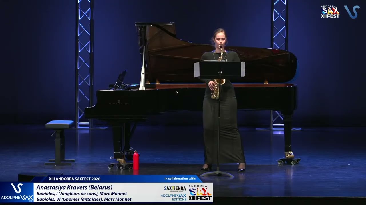 Anastasiya Kravets (Belarus) plays Babioles, I (Jongleurs de sons) i VI (Gnomes fantaisies), Marc Mo