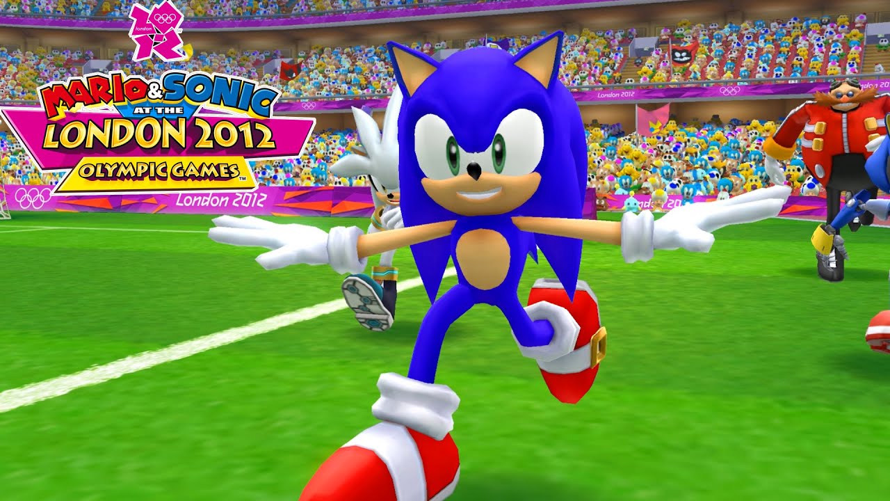 Mario & Sonic at the London 2012 Olympic Games Football Sonic, Metal Sonic, Dr Eggman, Silver