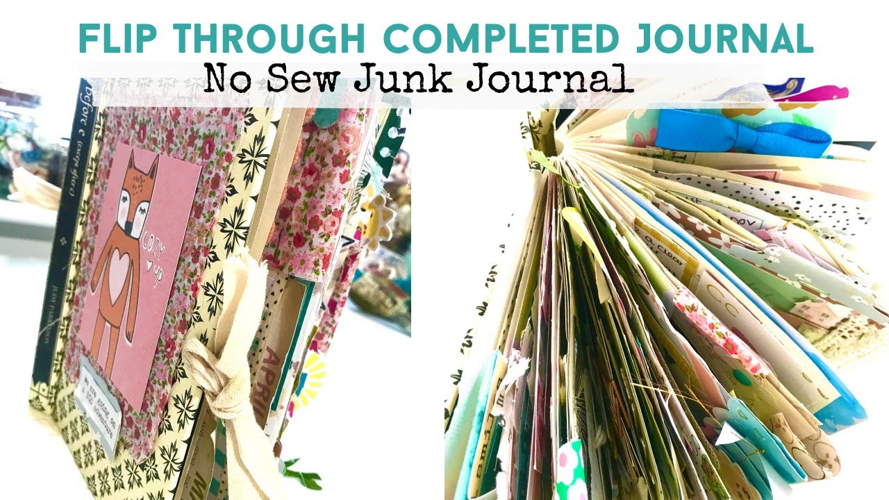 MY SPECIAL JOURNAL FLIP THROUGH | No Sew Junk Journal | Journal Ideas & Inspiration