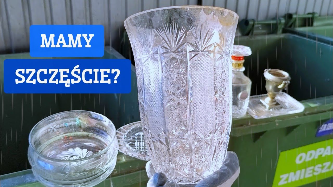 Ludzie wyrzucają do śmieci KRYSZTAŁOWE SKARBY PRL! Czy mamy szczęście? Śmietnikowy Raj odc.341