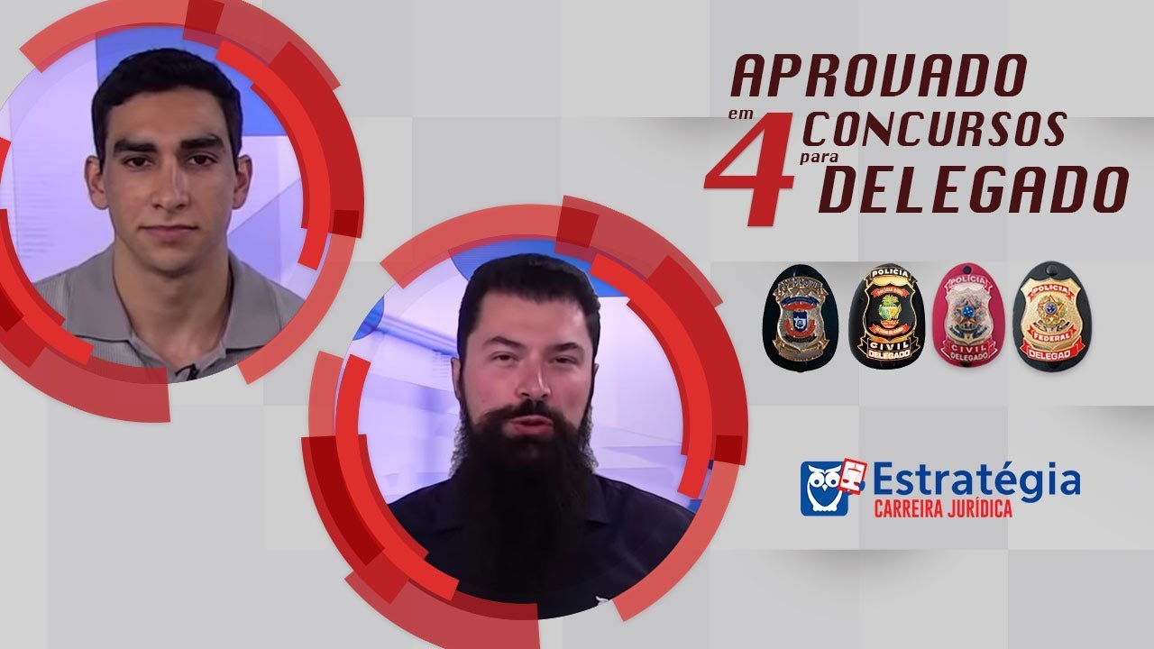 Concurso Delegado: Aprovado em Quatro Concursos