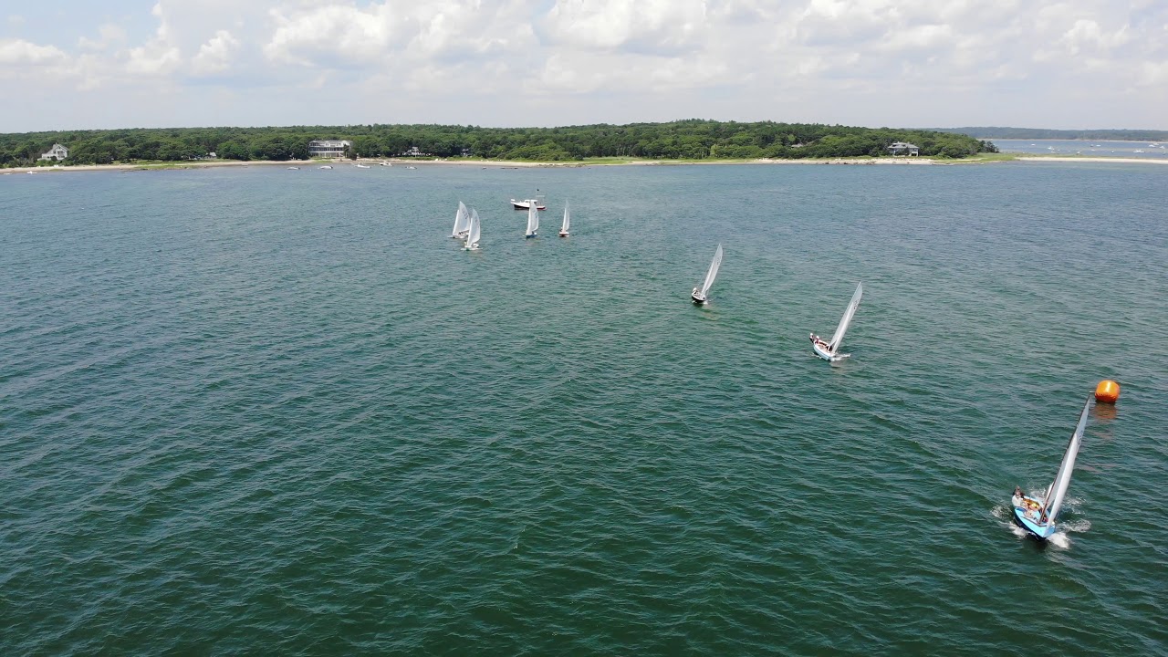 Megansett Fleet Cape Cod Knockabout Race 1 Start 7-14-2019