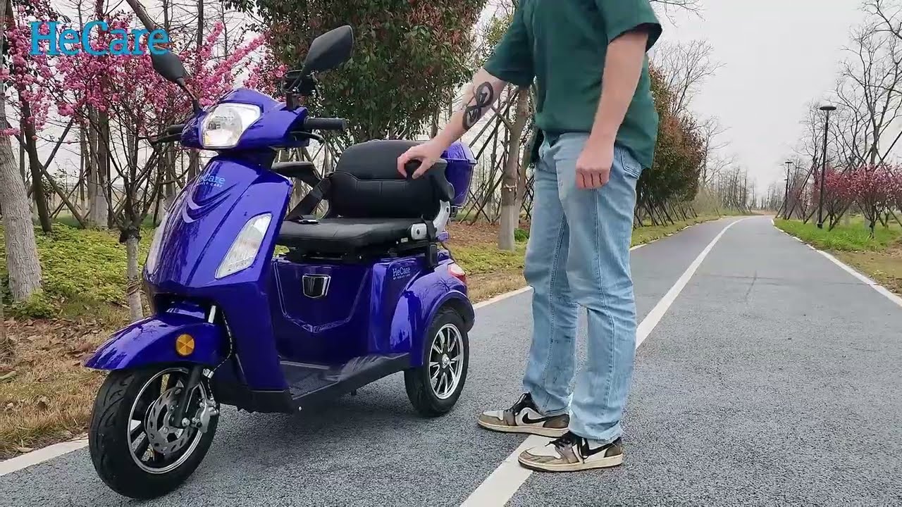 HeCare Ranger 1 | 45 Mile Range, 8MPH | Fastest Mobility Scooter!