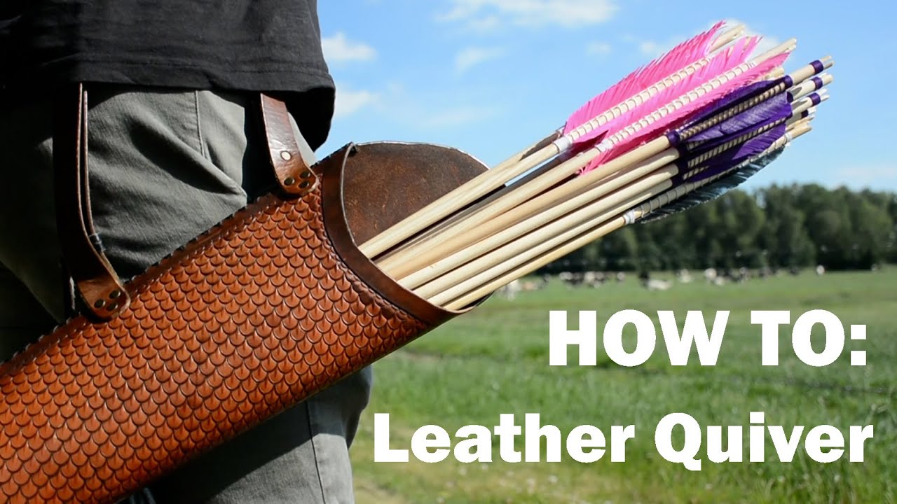 How to make a dragonscale leather quiver!