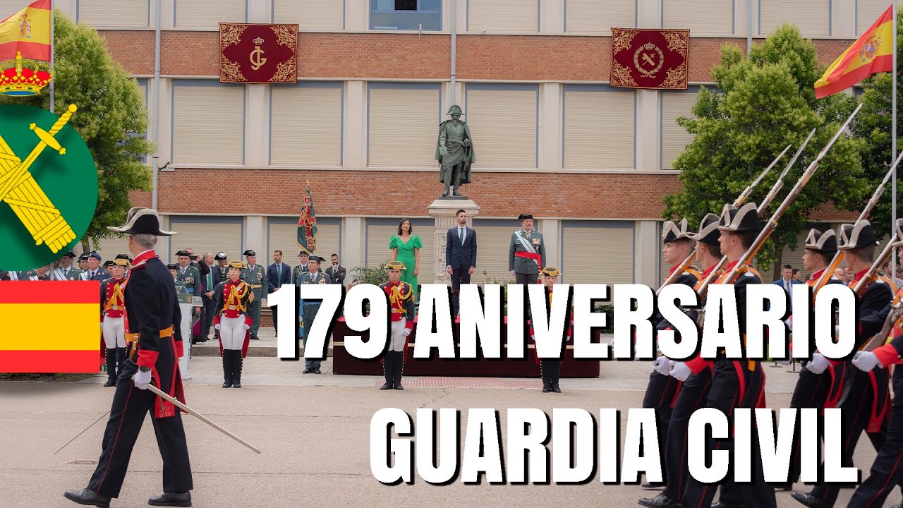 Acto de celebración por el 179 aniversario de la fundación de la Guardia Civil en Valdemoro