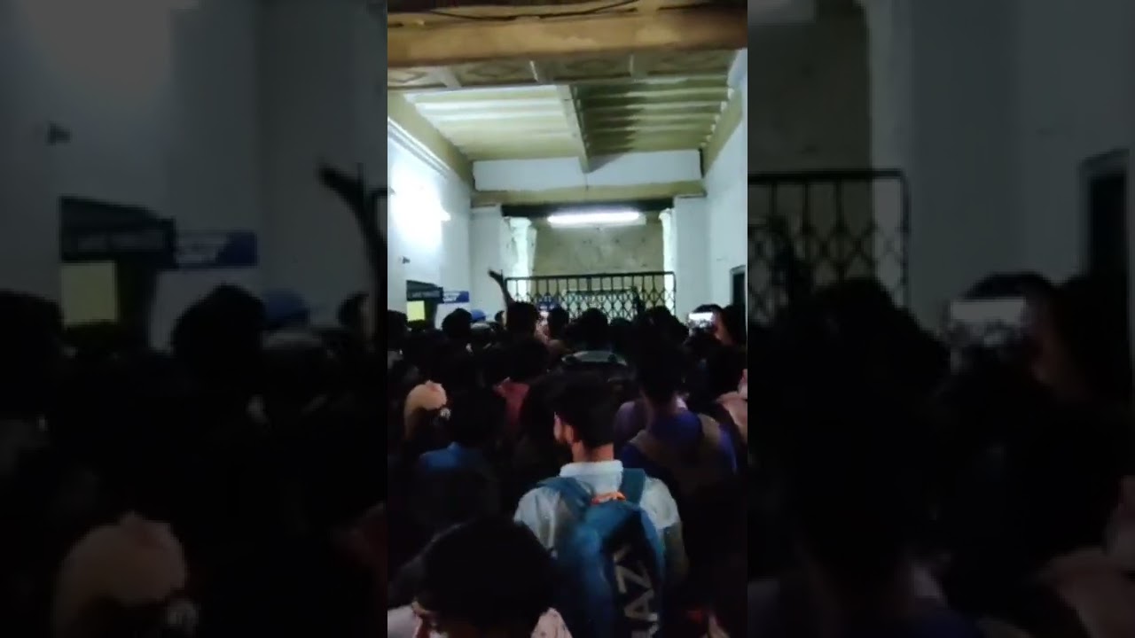 Students protest !! Burdwan university !!