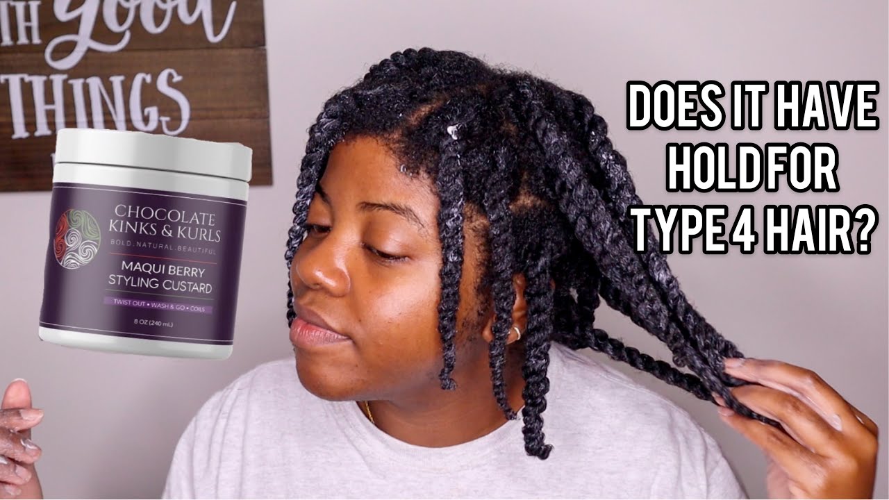 Does It Have Hold? | Maqui Berry Styling Custard on Type 4 Hair