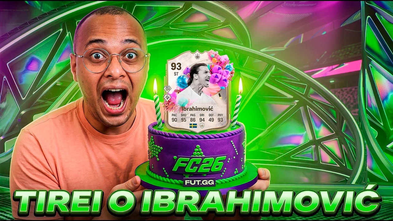 🔴 TIREI O IBRAHIMOVIC ONTEM! 🤯 Hoje vamos TESTAR A CARTA + Abrir Packs | EA FC 26