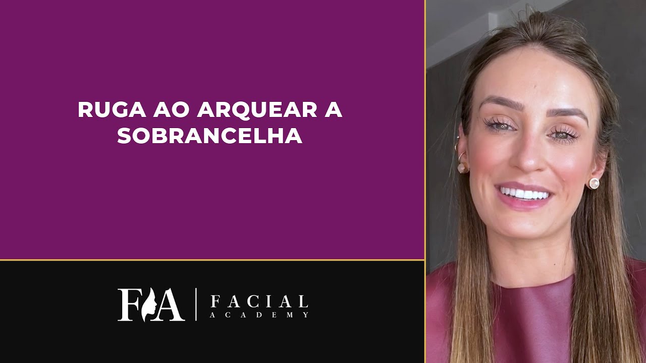 Ruga ao arquear a sobrancelha