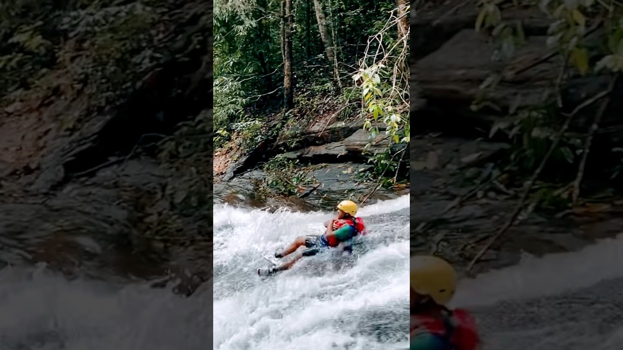 Water Sliding | Kitulgala #sliding #kithulgala #srilanka