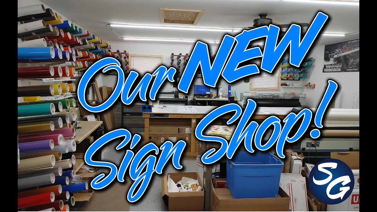 Sign Shop Tour and Setup