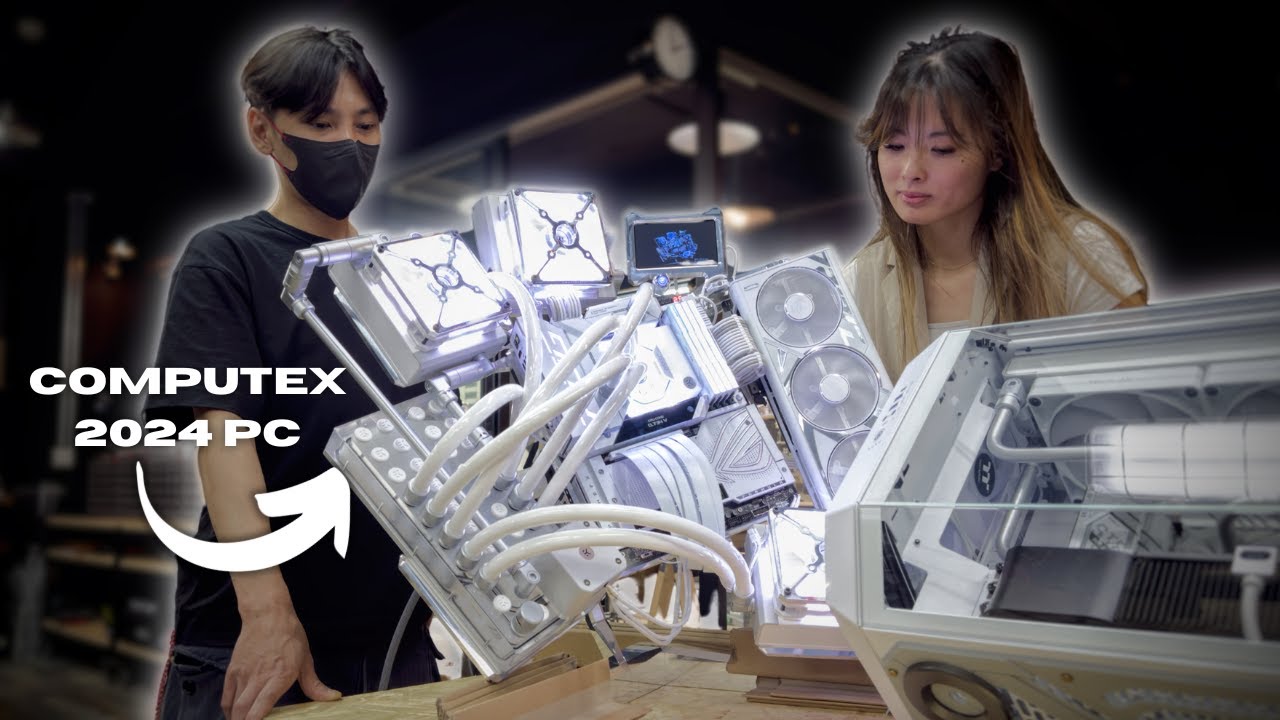 First Look at COMPUTEX 2024 PC in AK MOD's Studio