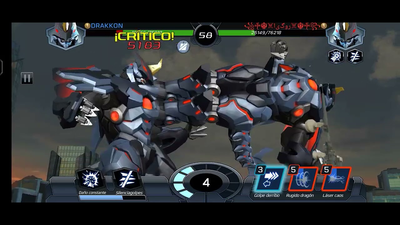 POWER RANGERS LEGACY WARS MEGA BLACK DRAGÓN VS SHADOW