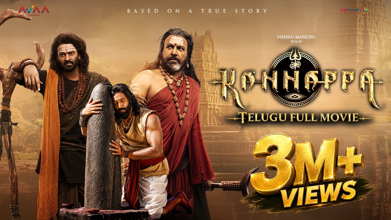 Kannappa Telugu Full Movie 4k | Vishnu Manchu | Mohan Babu | Prabhas | Mohanlal | Akshay Kumar |