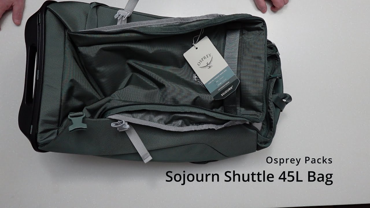 UNBOXING/TRAVEL GEAR:  Osprey Sojourn 45L Bag
