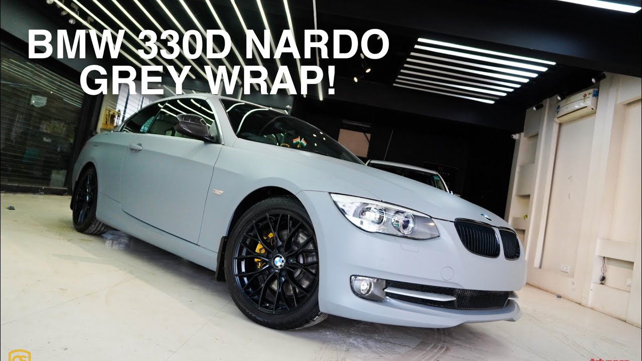 BMW 330D WRAPPED IN MATTE NARDO GREAY! || ADVANCECARZSPA