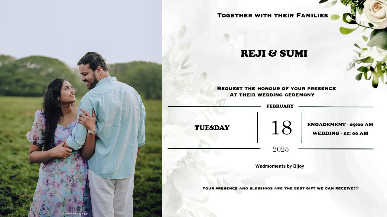 REJI WEDS SUMI | ENGAGEMENT & WEDDING CEREMONY