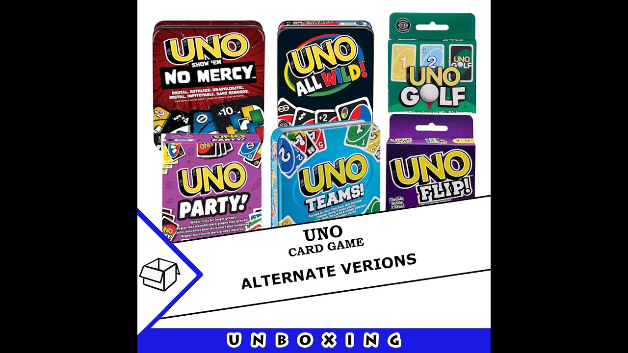Uno: Variation Sets (Alternate Games)