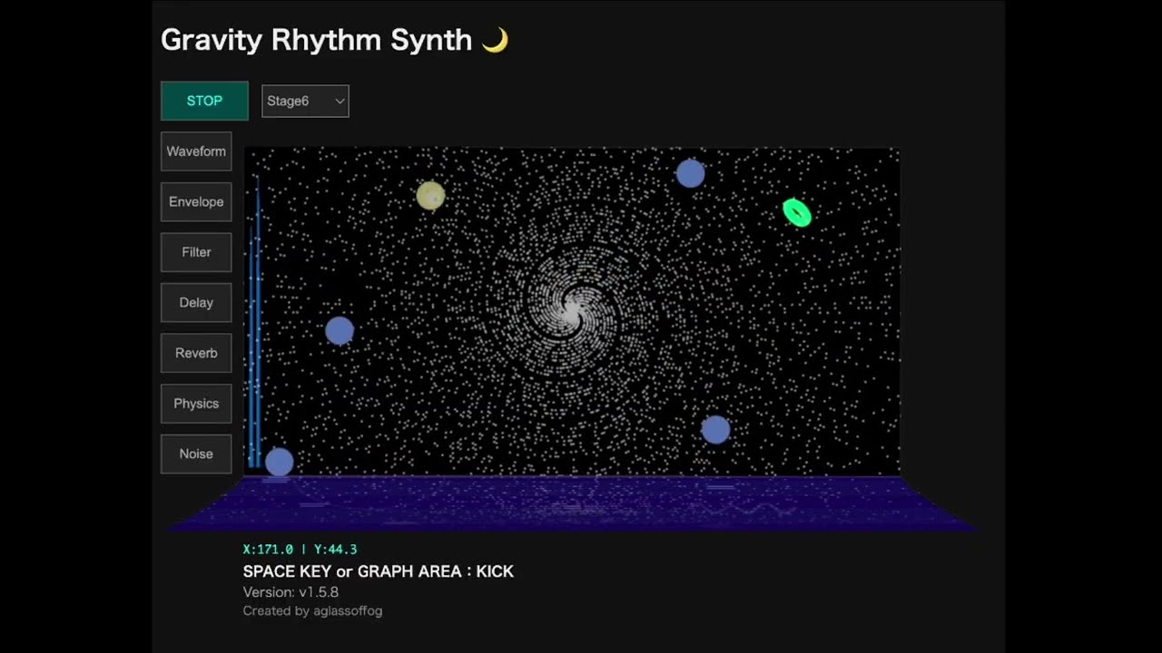 Gravity Rhythm Synth Demo10
