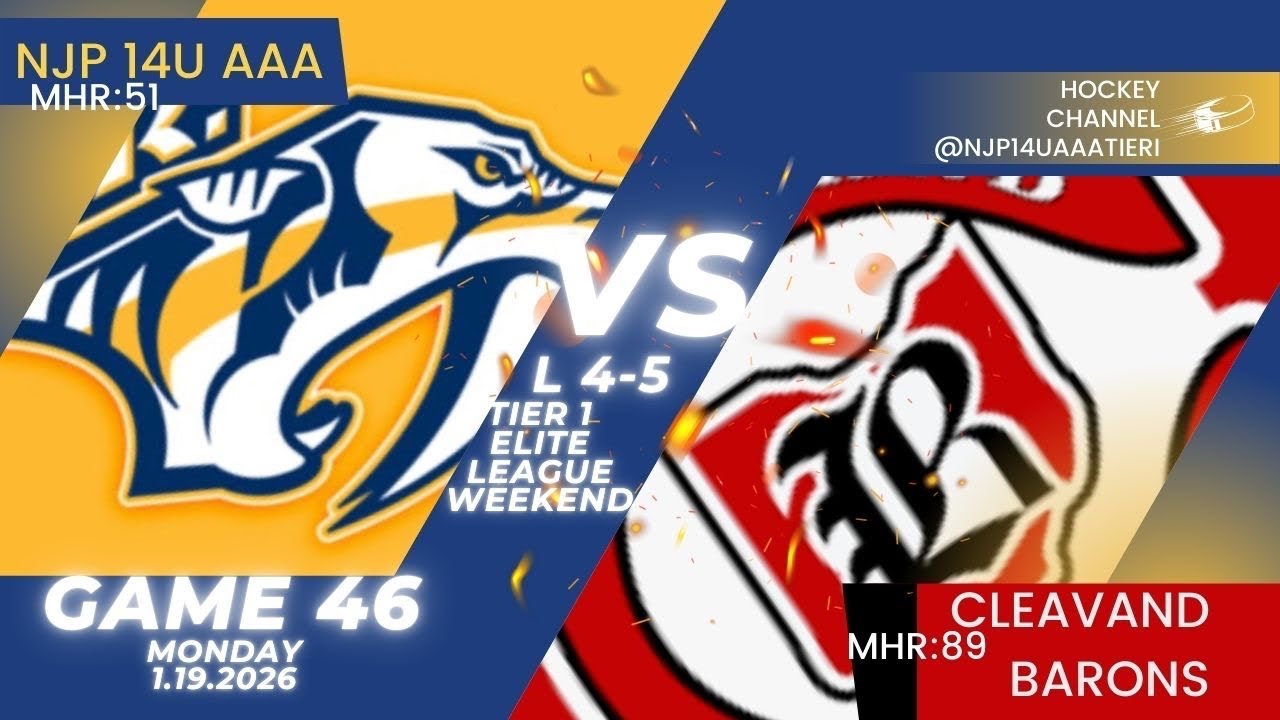 Nashville Jr Preds 14U AAA T1EHL is live!