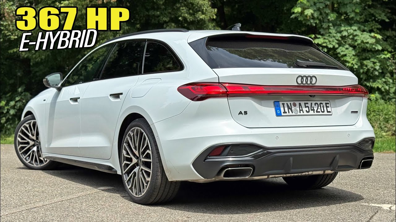 2025 NEW! Audi A5 Avant E-Hybrid Competition 367HP // REVIEW & 0-100
