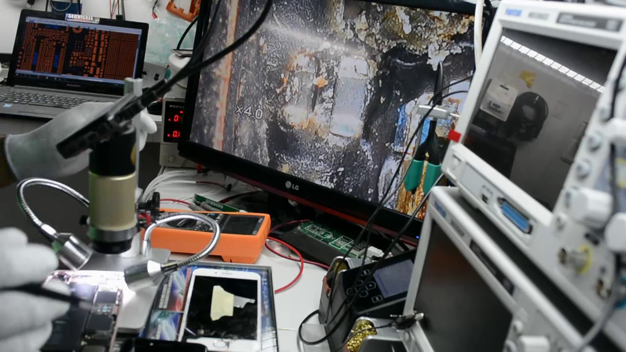 reparación iphone 6s no da imagen o luz en display cambio de filtro