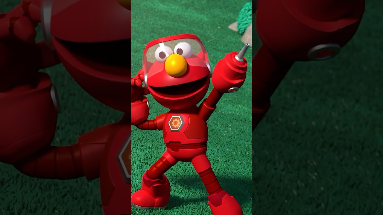 Mecha Elmo makes a Stop Sign! 