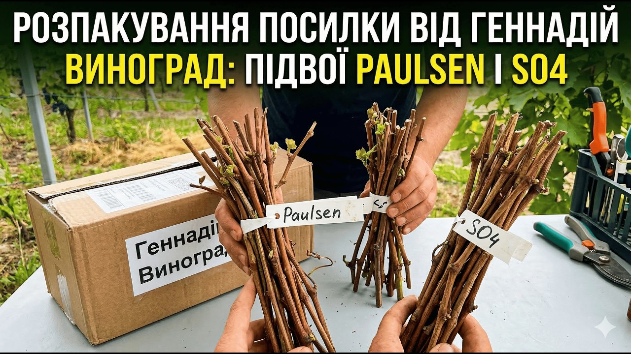 Розпакування. 1103 Paulsen & SO4. Секатор Stocker.