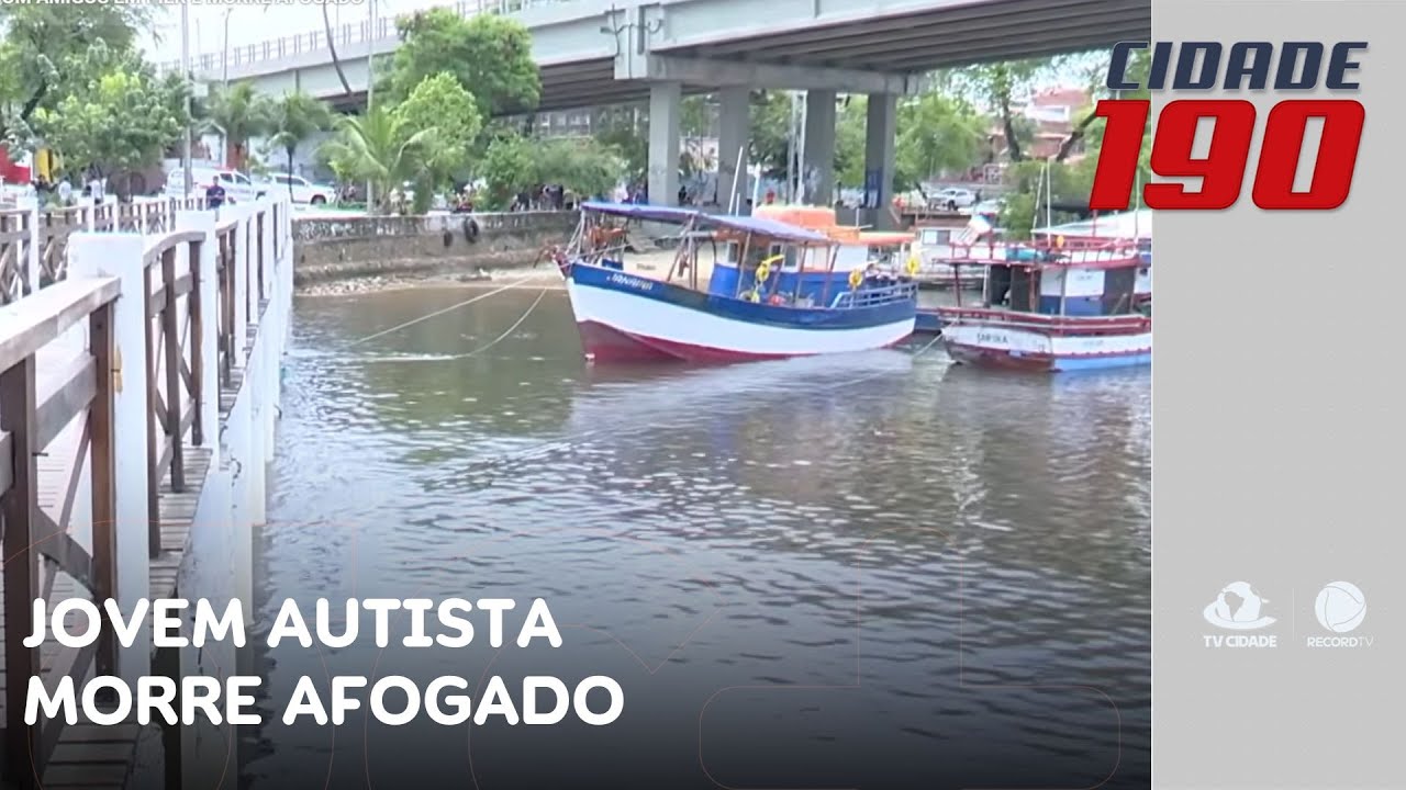 Jovem autista sai para tomar banho com amigos em pier e morre afogado | Cidade 190