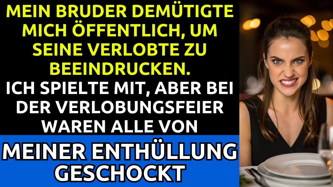 Mein Bruder Demütigte Mich vor Allen - Seine Verlobungsfeier Wurde Er Nie Vergessen