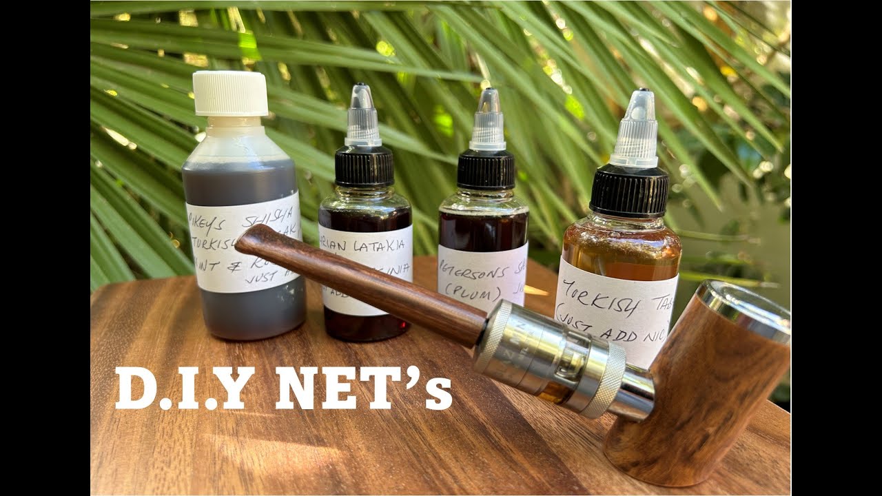 4 DIY N.E.Ts review | Macerated & extracted by  a subscriber | 1st time vaping D.I.Y NET's