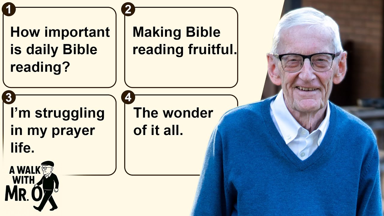 Mr. O on Breaking Free from Checklist Christianity - A Walk With Stuart Olyott