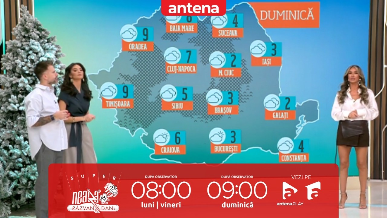 Meteo cu Diana Munteanu | Temperaturile încep să crească în toate zonele țării