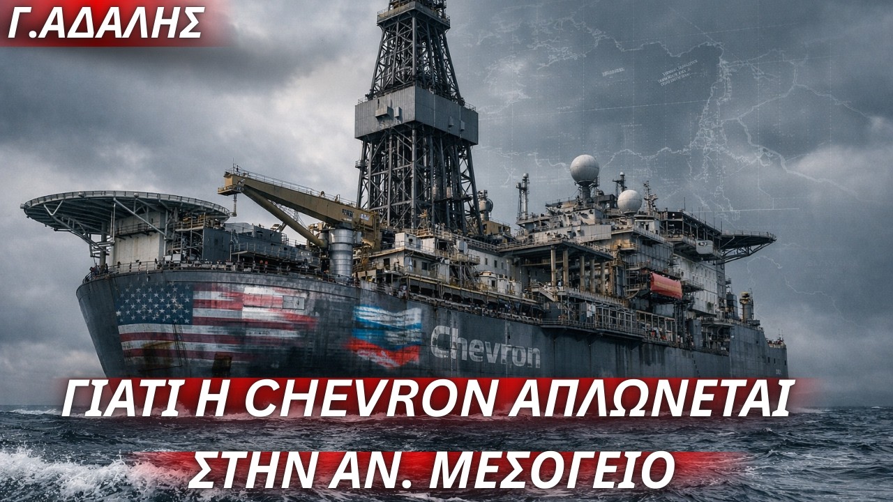 Γεώργιος Αδαλής:Γιατί η Chevron απλώνεται στην Αν. Μεσόγειο-Τι κρύβουν οι συμφωνίες με Συρία-Τουρκία