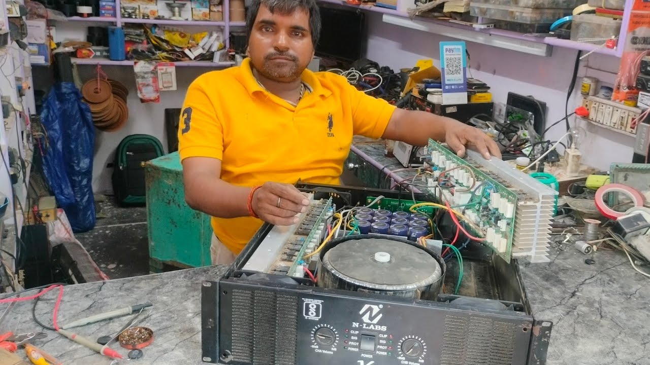 N-LABS X5  Amplifier Shot AND Protection Problem #ashvni electronic Gorakhpur