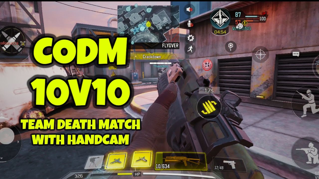COD Mobile 10v10 Team Death Match + Handcam On