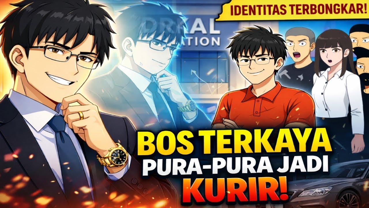 ORANG TERKAYA PURA PURA JADI KURIR FULL MOVIE - DIHINA KARENA MISKIN | KARTUN ANIMASI DRAMA