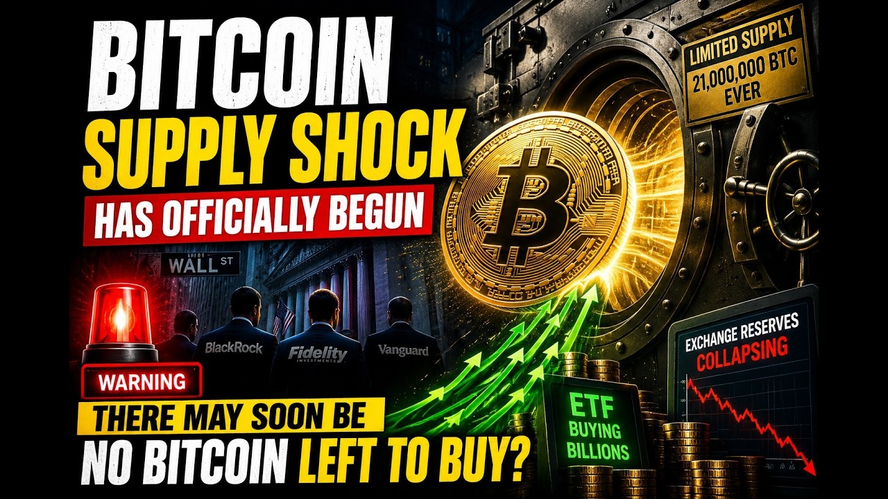 Bitcoin Supply Shock Has Officially Begun🚨
