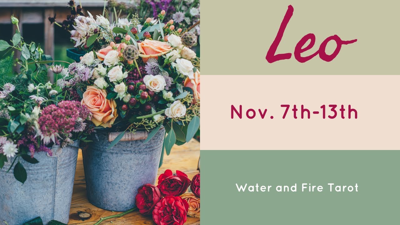 Leo:  Nov. 7th-13th  