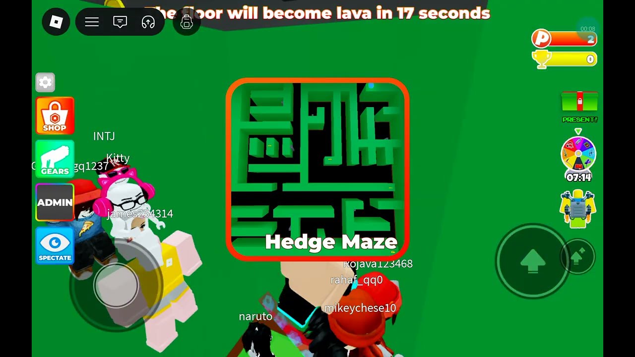 Floor is lava in roblox