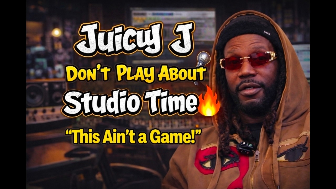 Juicy J Gets Serious About Studio Time 🎤🔥 No Games!