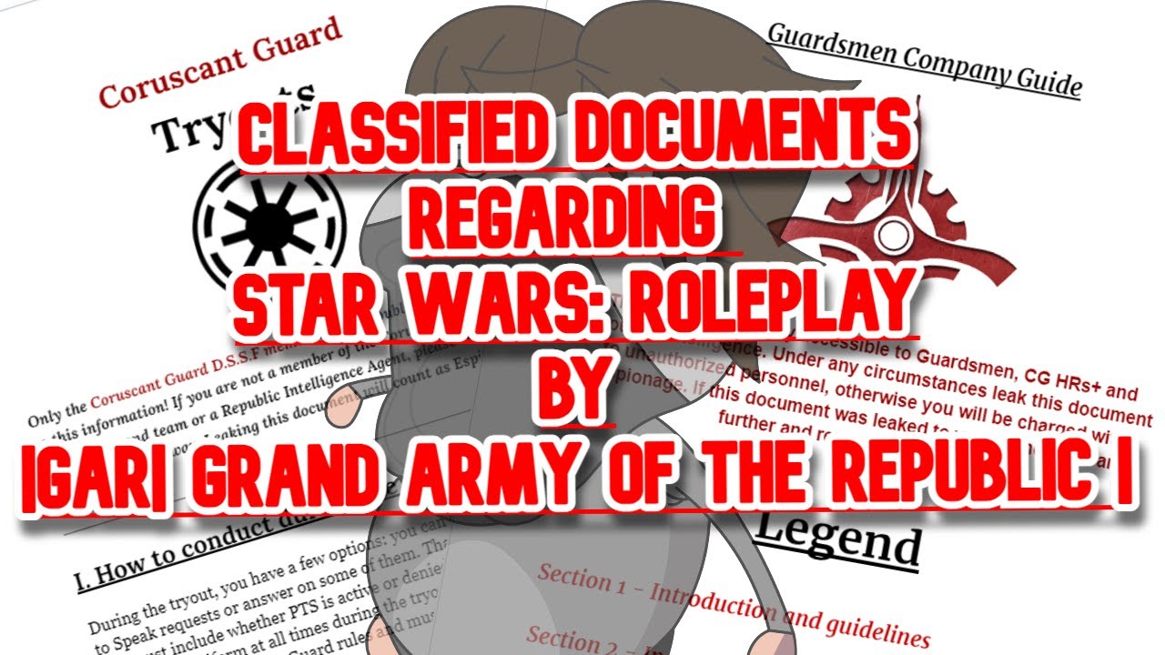 Roblox coruscant guard tryout documents (classified)