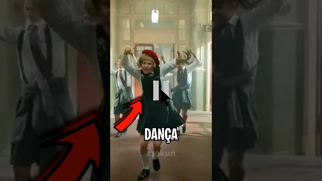 De onde veio essa cena de dan&ccedil;a viral? #matilda #meme