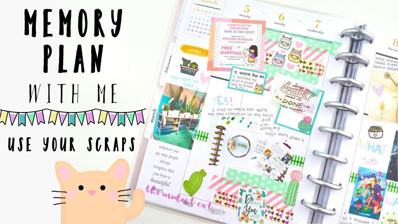 Memory Plan with Me | Use Your Scraps