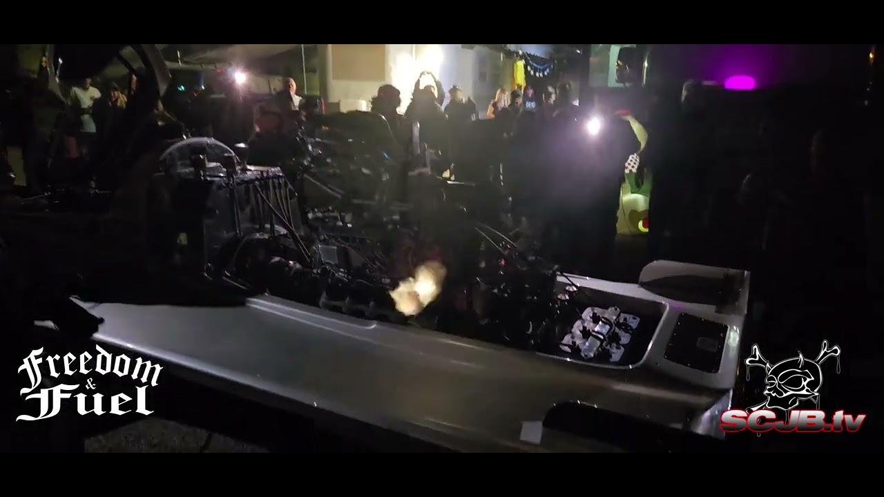 Problem Child Top Fuel Hydro Night Time Fire Up